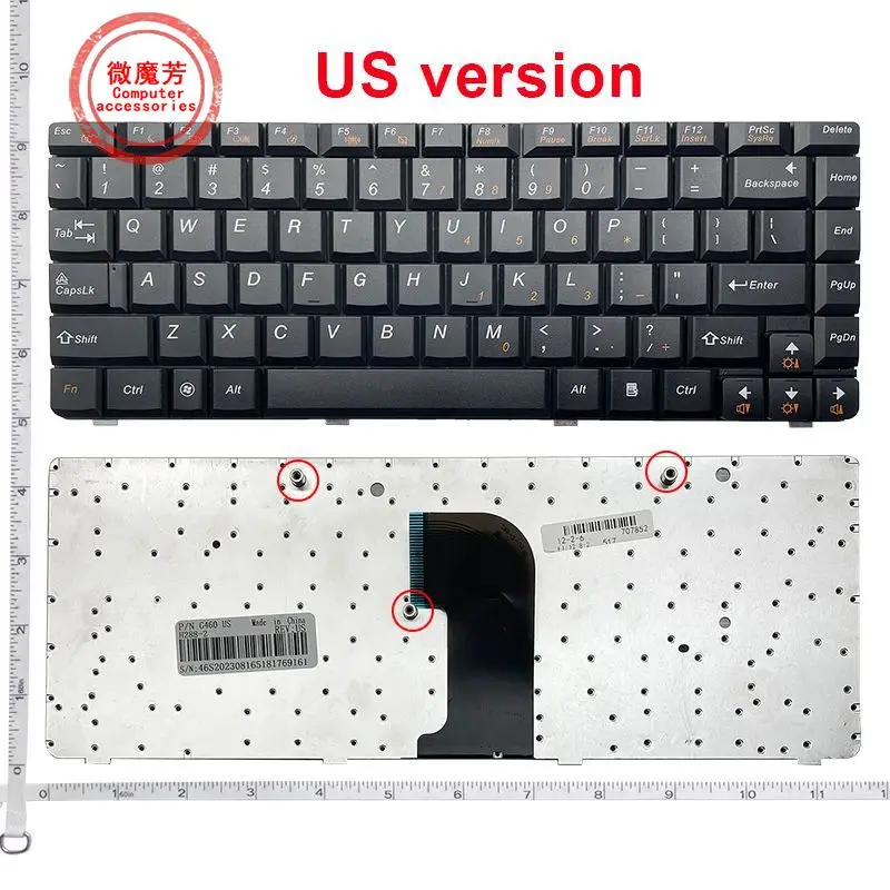 

Черная новая английская клавиатура для ноутбука Lenovo G460 G460A G460E G460AL G460EX G465