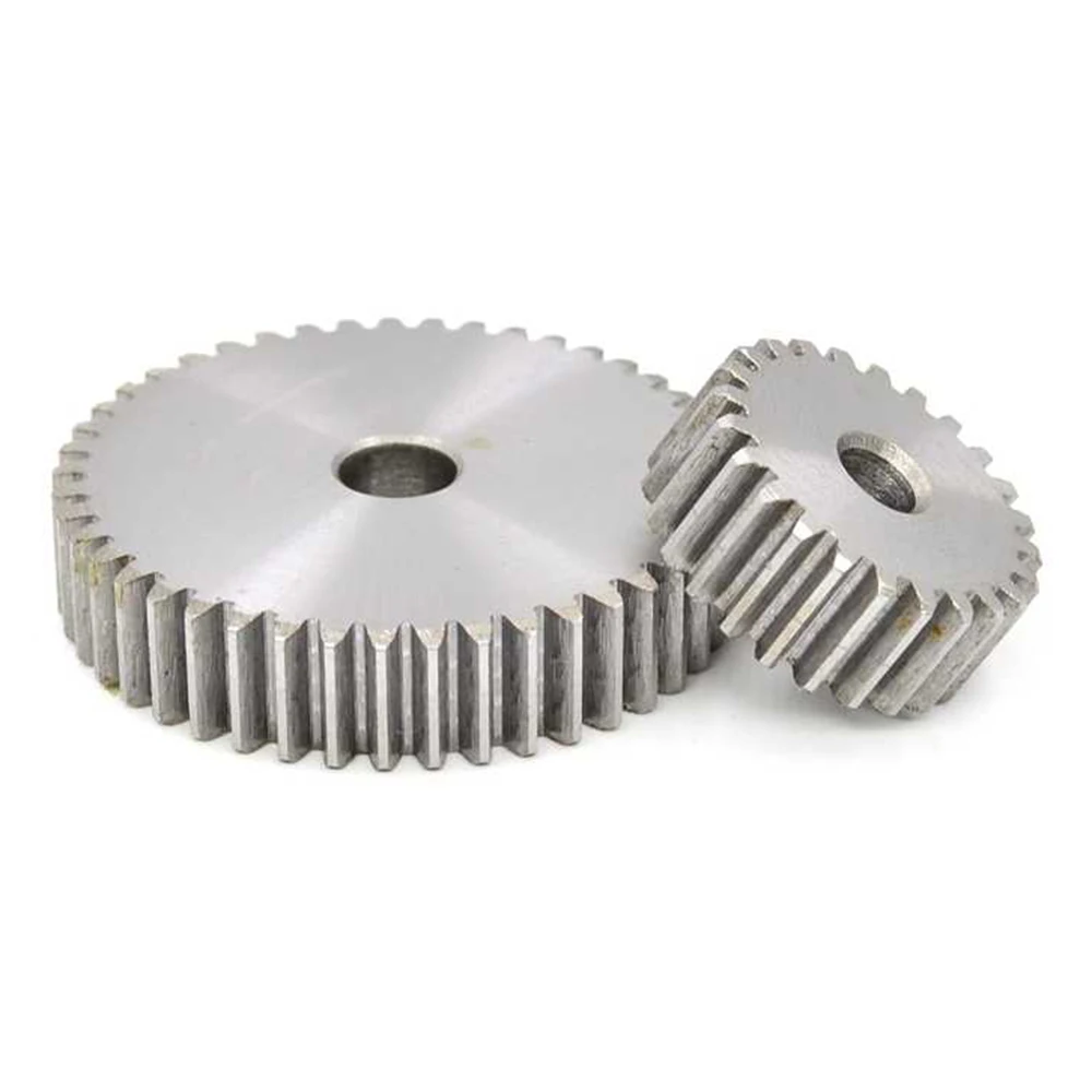 Carbon Steel Pinion Gear 1pc Module 1 60 61 62 63 64 65 66 67 68 69 70 71 72 73 74 75 Teeth 1M Metal Spur Gears Face Width 10mm