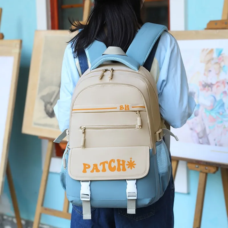 

School Backpack for College Students Fashion Teenagers Girls Cute Backpack Large Capacity Waterproof Outdoor Travel Backpacks