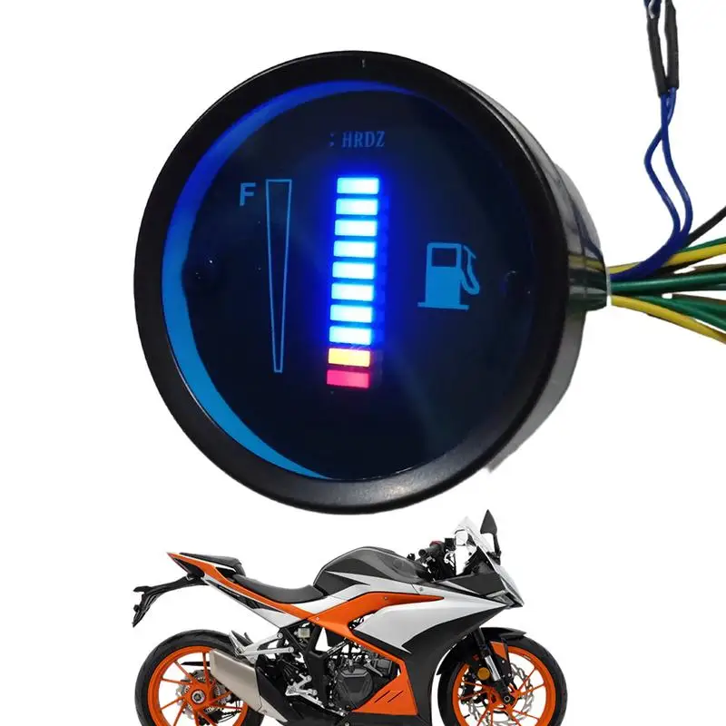 

Digital Motorcycle Oil Gauge Auto Motorcycle Correction Oil Meter Auto Fuel Gauge Instrument Universal Motor Gauge LED Display