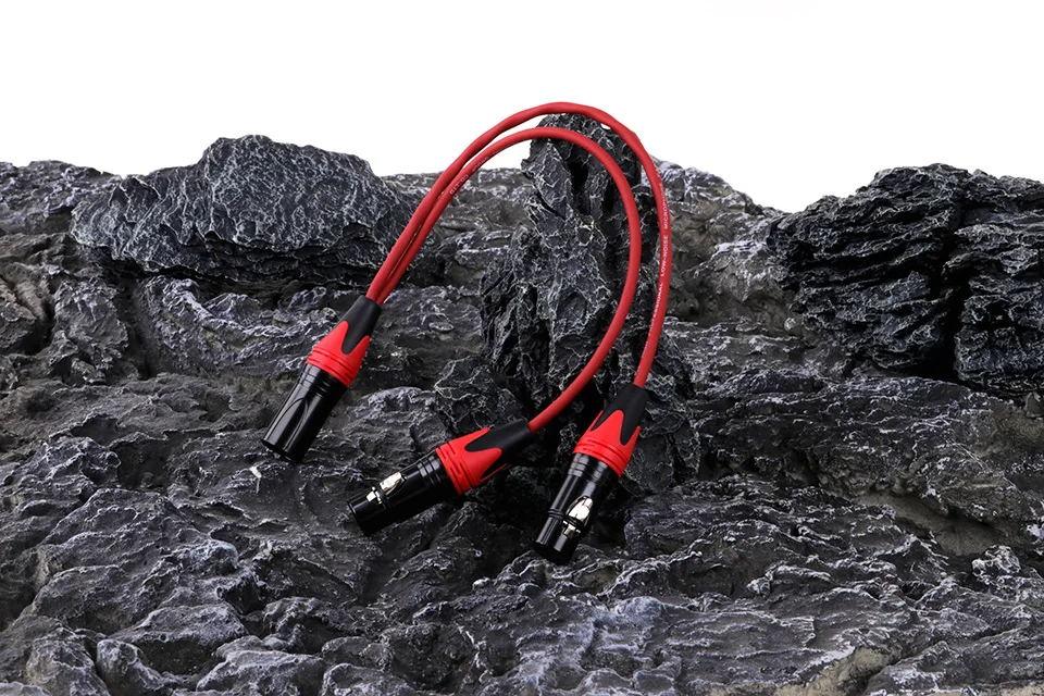 0,2 M-30 M XLR Y Splitter Audio Kabel, 3Pin XLR Stecker auf Doppel XLR Buchse MIC Adapter konverter Verlängerung Kabel – Detail 4
