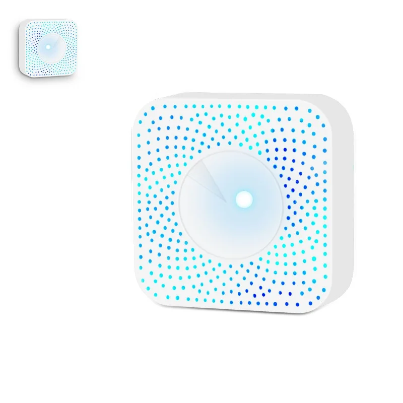 

Tuya For Zigbee Smart Air Housekeeper PM2.5 Formaldehyde VOC CO2 Temperature Humidity 6in1 Detector Sensor APP Real-time Monitor