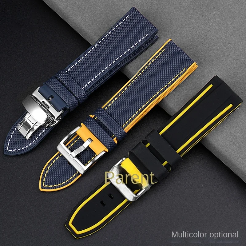 ラブフライト Amazon.com: Ewatchparts 23mm Blue Angel Leather Watch Band