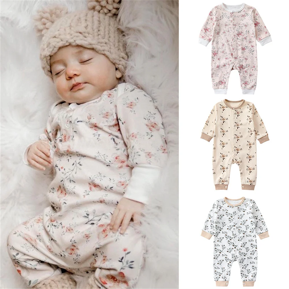 

Baby 0-24M High quality Newborn Baby Boy Girl Romper Infant Toddler Long Sleeve O-NeckJumpsuit Warm Autumn/Winter Clothing