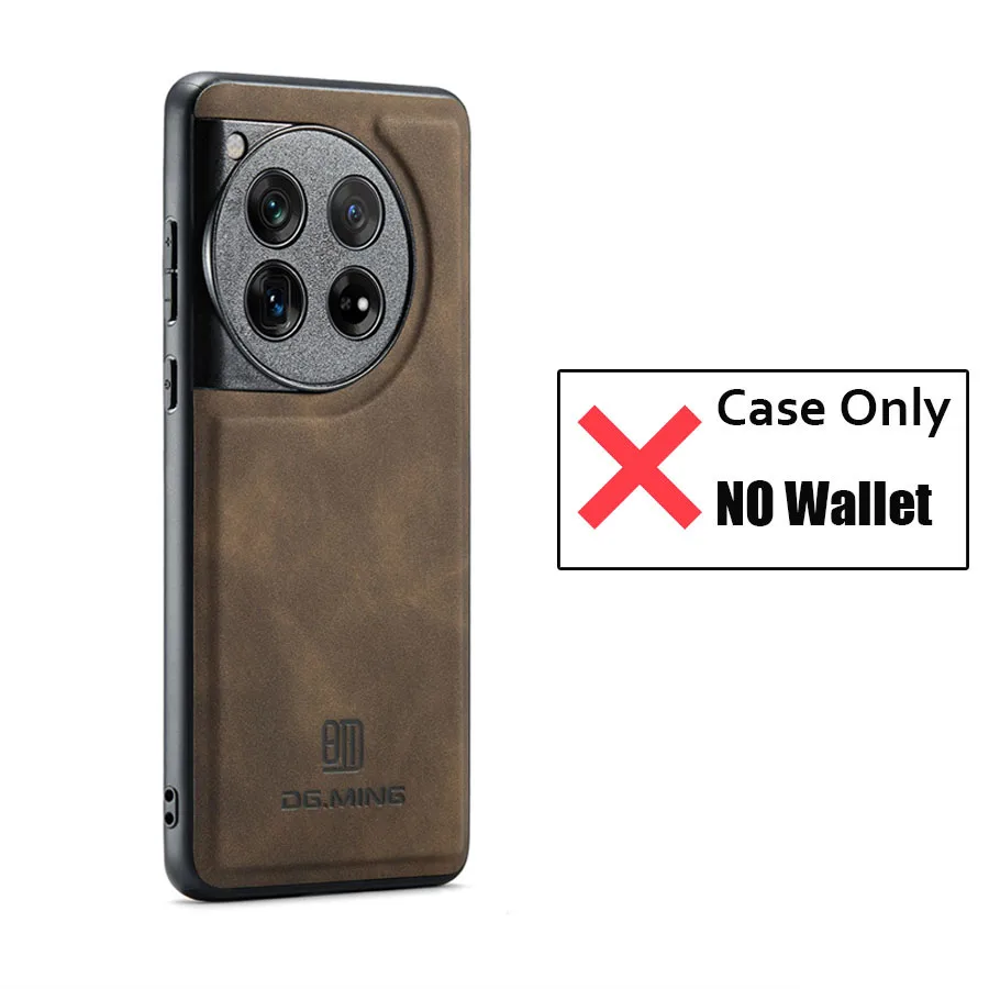 2-in-1 Magnetic Detachable Leather Wallet Case with Kickstand and Credit Card Holder