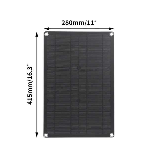 Waterproof Solar Panel 40W 12V  Board Portable DIY Solar Cells Charger for  Battery Charging Camping Solar Plat Outdoor Camping 4