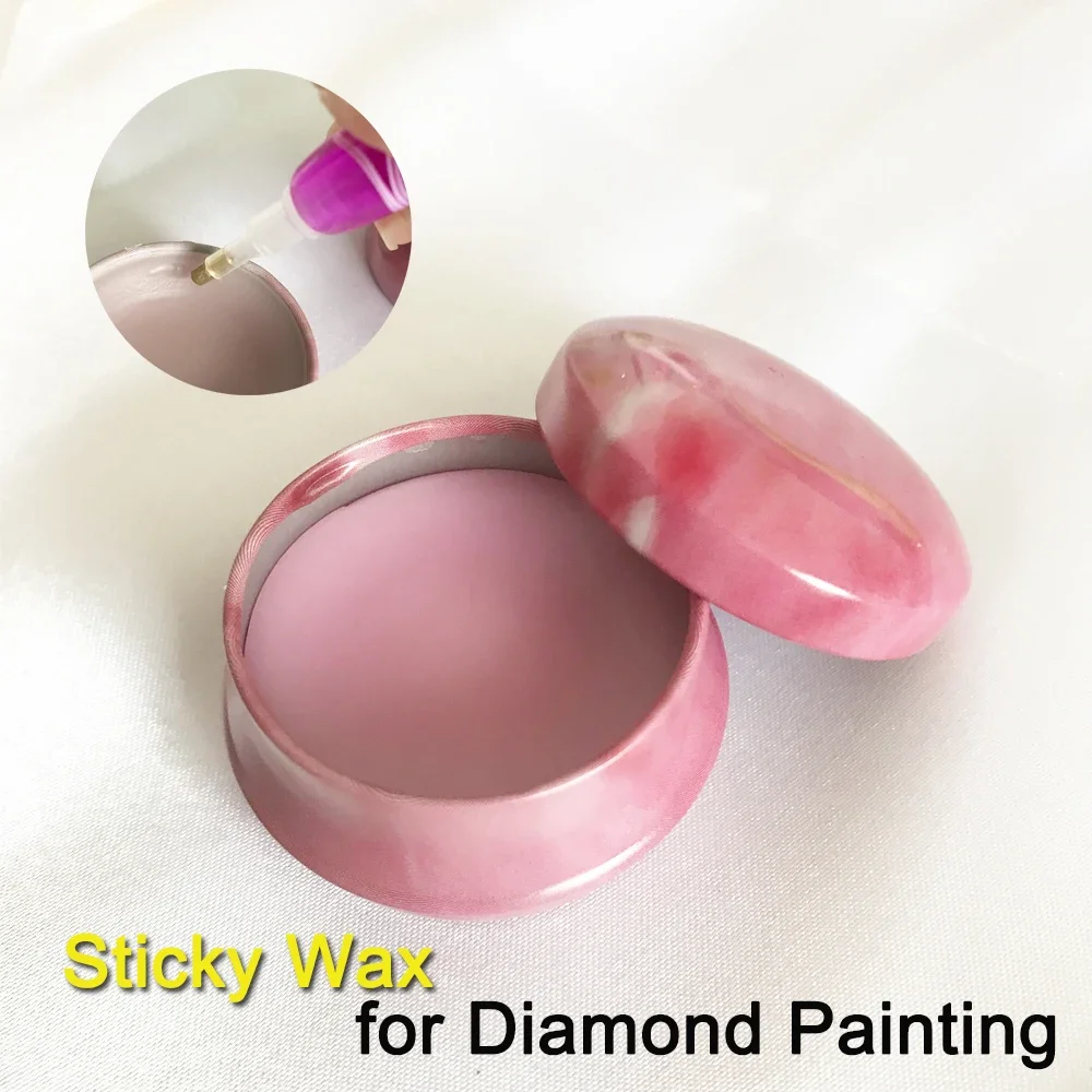 Diamond Painting Diamond Painting Accessories Sticky Wax for Diamond Painting Glue Clay With Round Pot 10g Colorful Wax for 5D Painting with Diamonds Accessories Adults