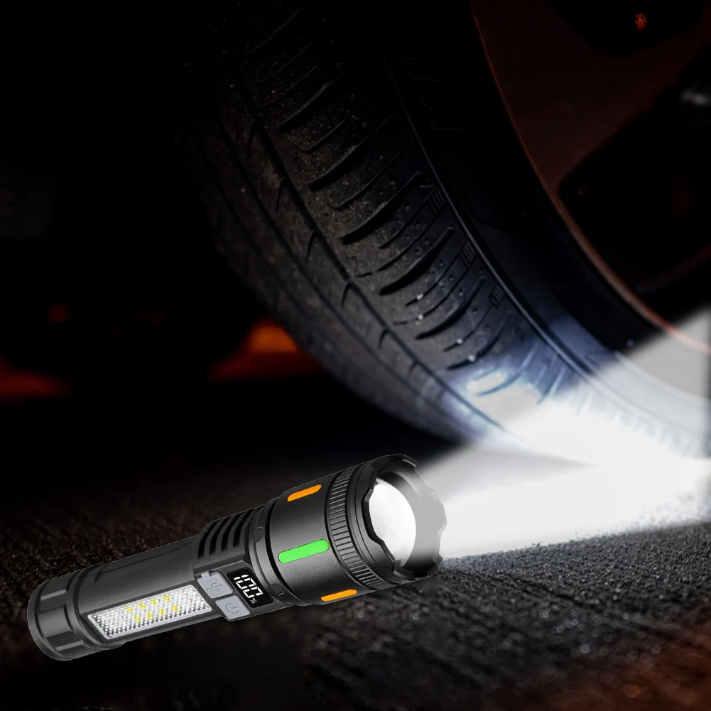 Strong Light Flashlight USB Charging 5