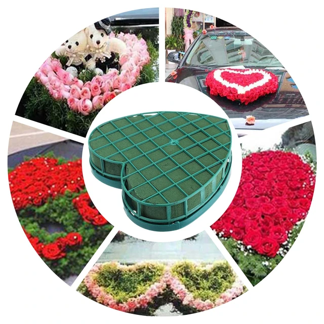 1Pc Oasis Wet Foam Blocks Floral Florist Green Foam Brick DIY Florist