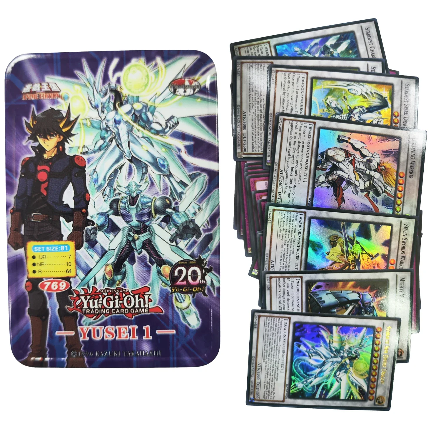 Yu Gi Oh Cards EXODIA PACK English Holographic Golden White Dragon Duel Game Collection Card with Tin Box