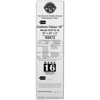 Carbon Coated X6672 Healthy Climate MERV 16 Filter (2 Pack) 2