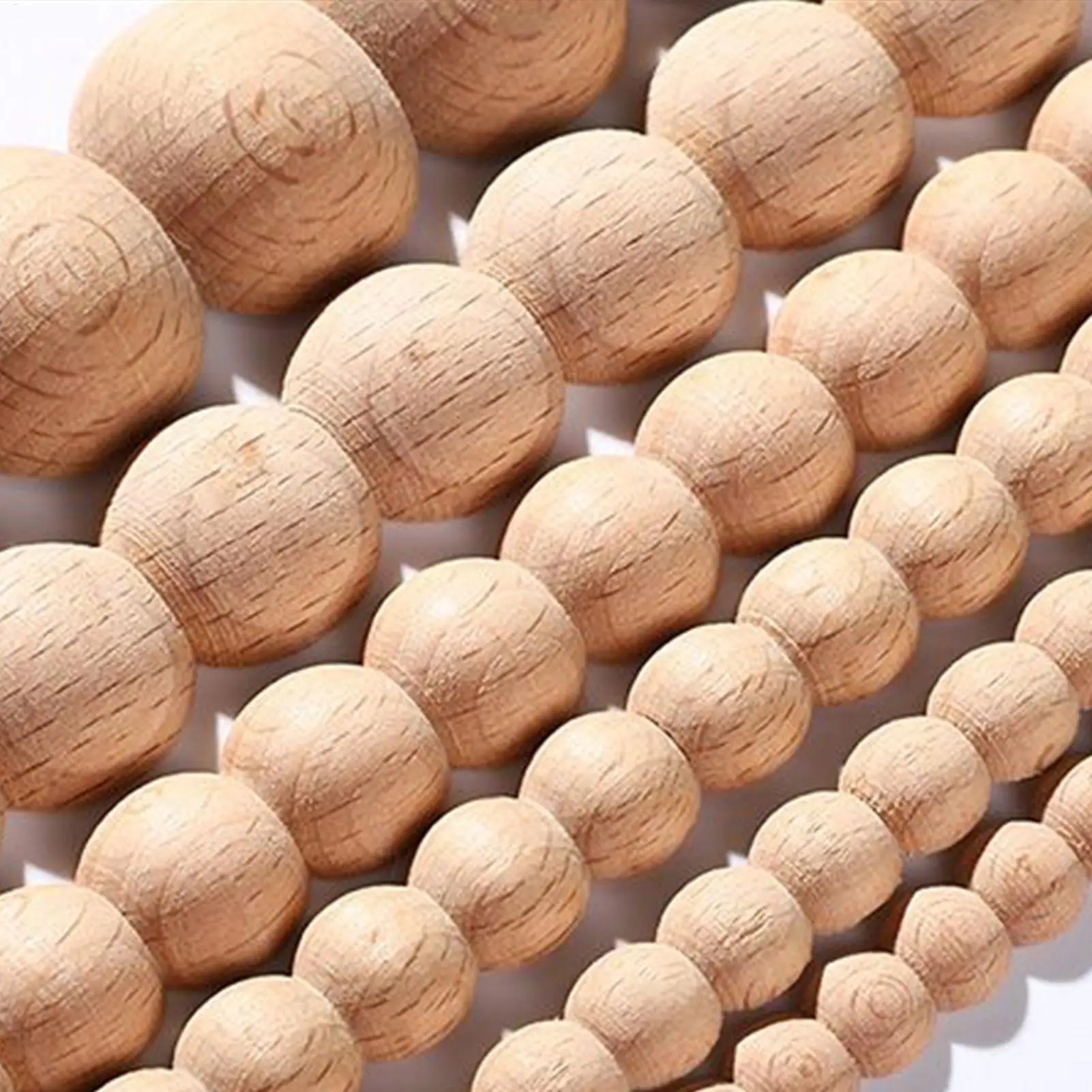 10pcs Wood Figurines Wood Applique Wood Decal Carving Lines Carved Exquisite Natural Long Wooden Furniture Decor Lines