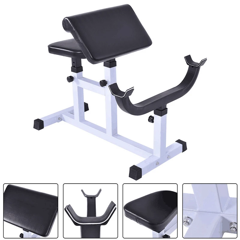 support-de-plaque-d'entrainement-pour-biceps-tabouret-de-predicateur-chaise-de-fitness-entrainement-d'halteres-equipement-de-fitness-a-usage-domestique