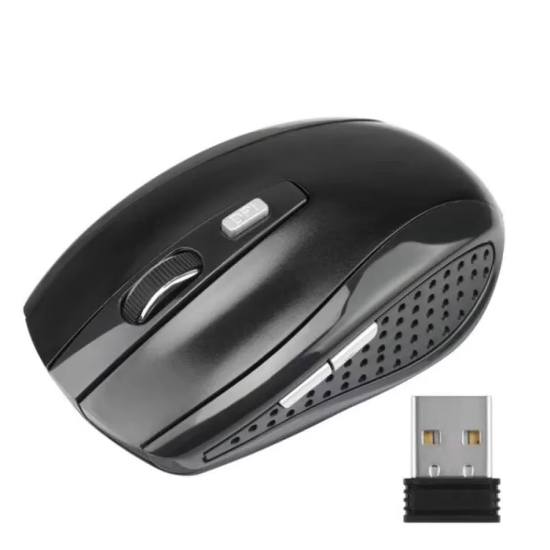 2.4G Wireless Mouse Gaming Mice Adjustable 1600DPI Optical Office Mouse Ergonomically-designed Mouse for Notebook PC MacBook