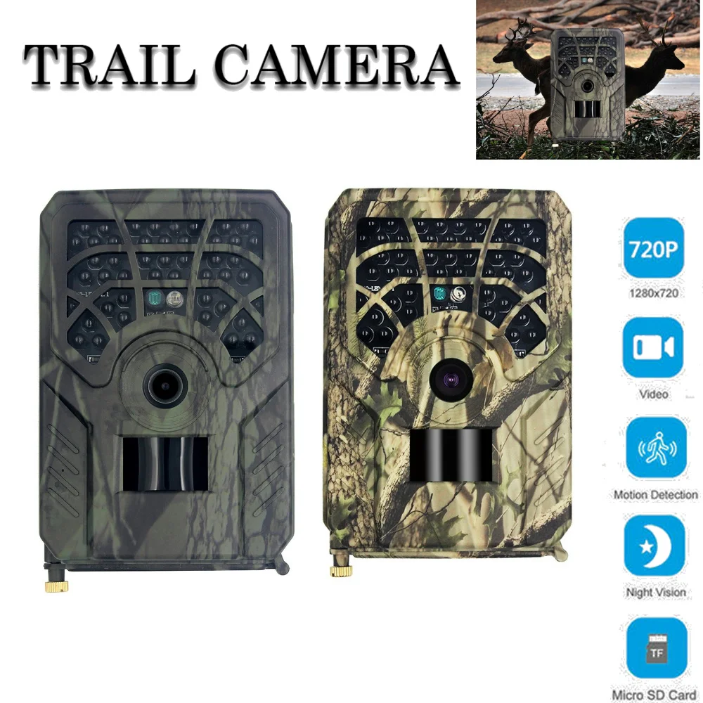 Hunting Camera Photo Trap Night Vision Tracking Camera PR300C 5MP Wildlife Trail for Family Outdoor Camping Accessories