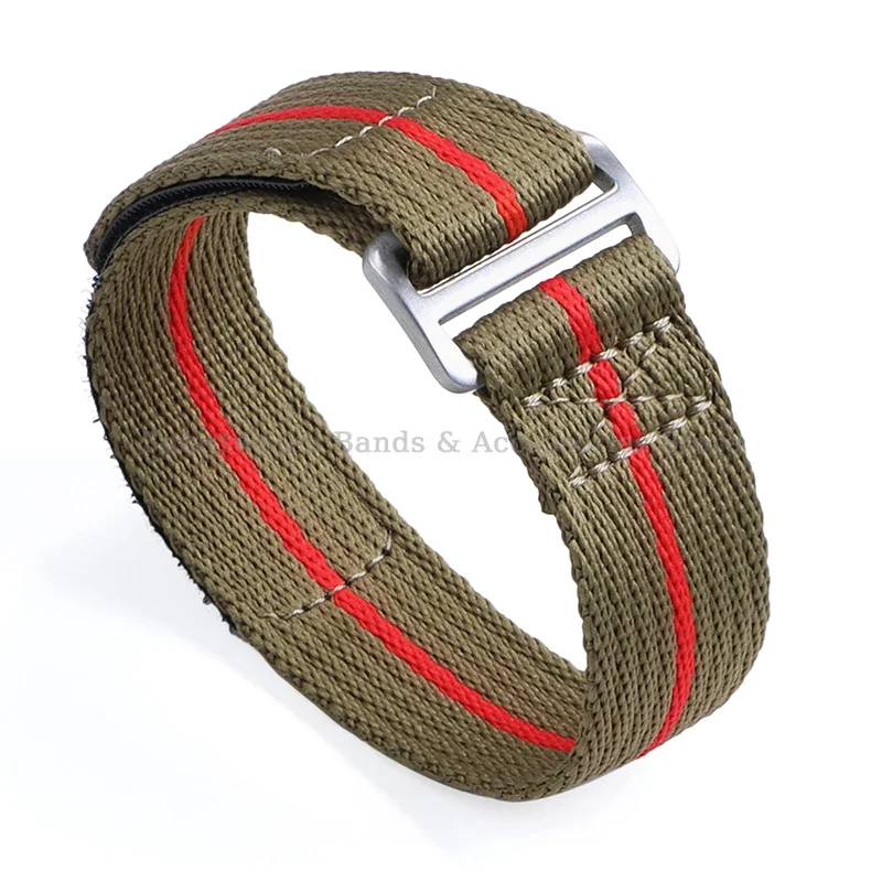 Nylon Canvas Watch Strap for Military Sport Wristbands - Unisex Replacement Bracelet
