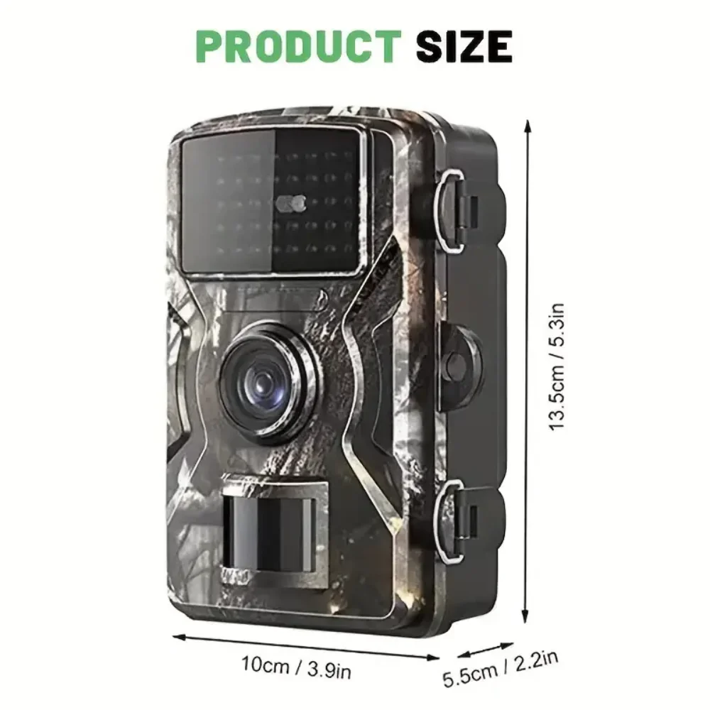 Mini Hunting Camera Wildlife Scouting 1080P Screen Hunting Trail Surveillance 16MP 1080P 940nm Infrared Night Vision Motion Cam