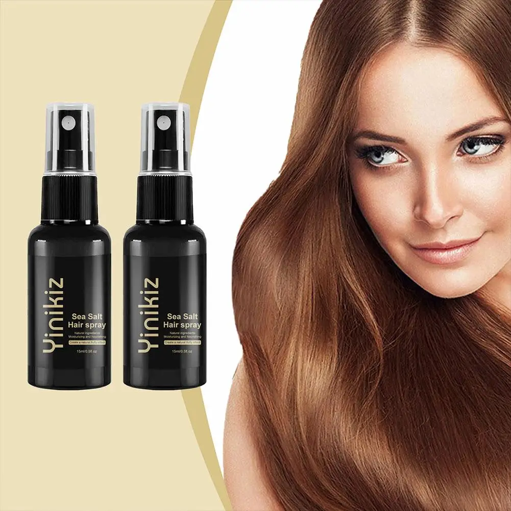 15ml TP65 Sea Salt Hair Spray Moisturizing,Refreshing,Nourishing,Fluffy,Oil Control,Cleaning,Universal Styling Hair Spray J7I4