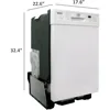 SD-9254W 18″ Wide Built-In Dishwasher w/Heated Drying, ENERGY STAR, 6 Wash Programs, 8 Place Settings and Stainless 3