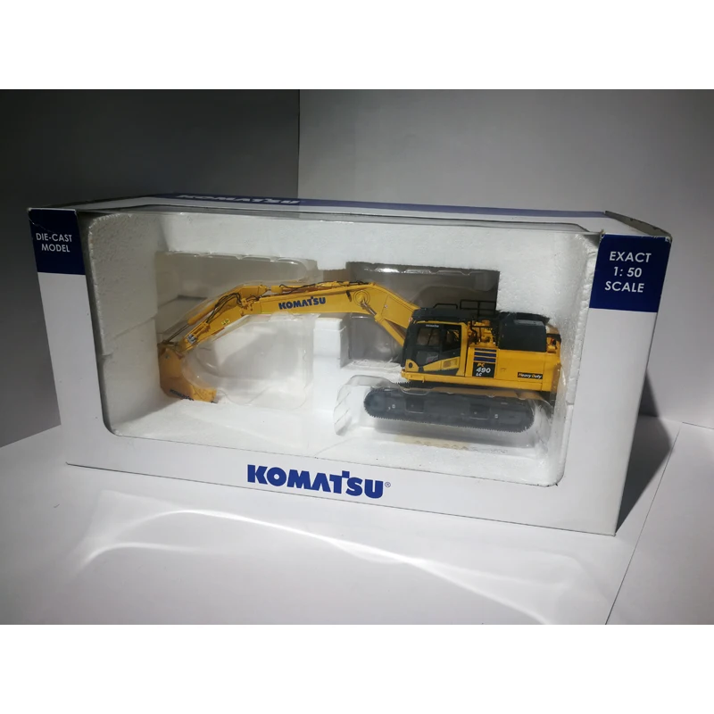 模型製作用品 KOMATSU PC490LC 1 /50 Komatsu PC490LC-10 Tracked Excavator 1/50 Diecast Model by