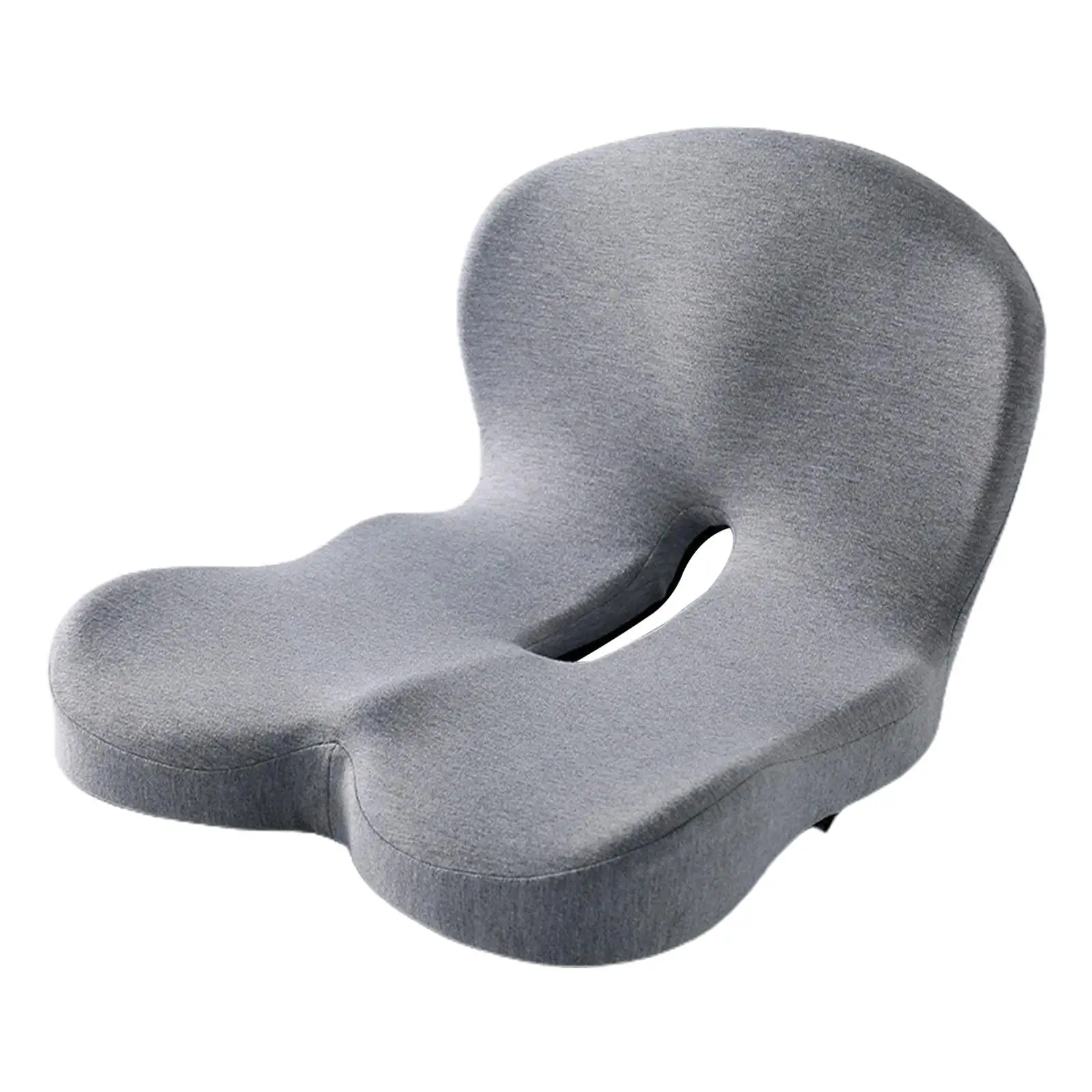 Chair Cushion Back Support Integrated Multiuse Ergonomic Backrest Breathable Seat Cushion for Home Wheelchair Worker Gift Women