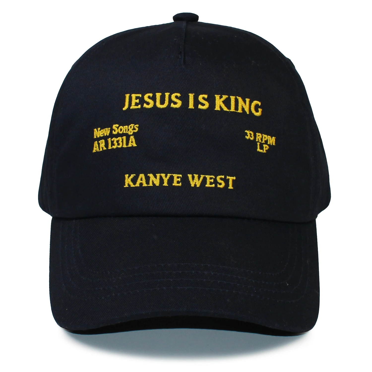 JESUS IS KING Cotton Royal Blue and Navy Hip Hop Snapback Fashion Hat Baseball Cap