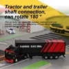 Tubro Racing C50 1:76 10CH Detachable Attachable Remote Control Trailer Simulation Lights Horn Full Scale RC Trailer Model Truck 4