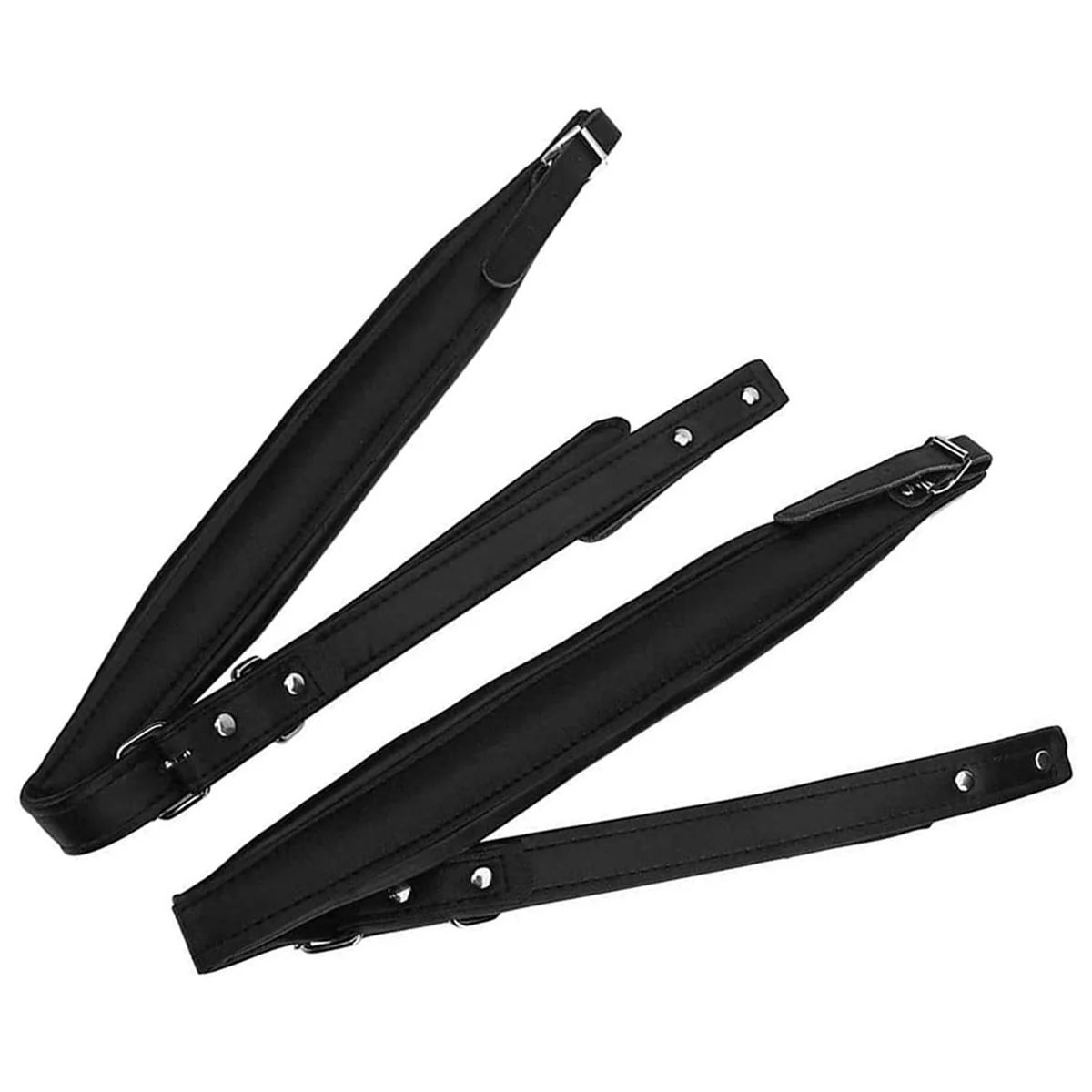 

Accordion Strap Padded Bass Accordion PU Leather Shoulder Harness Straps Adjustable Belt for 16-120 Bass Accordion,Black