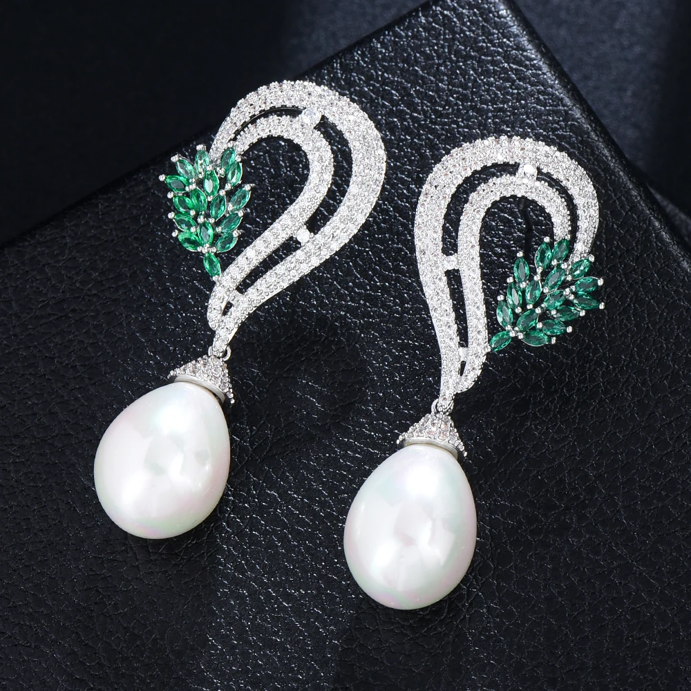 Kellybola New Boho Summer Pearl Drop Earrings for Women Bridal Wedding Party Be Original Lady Charm Ins Style Fashion Jewelry