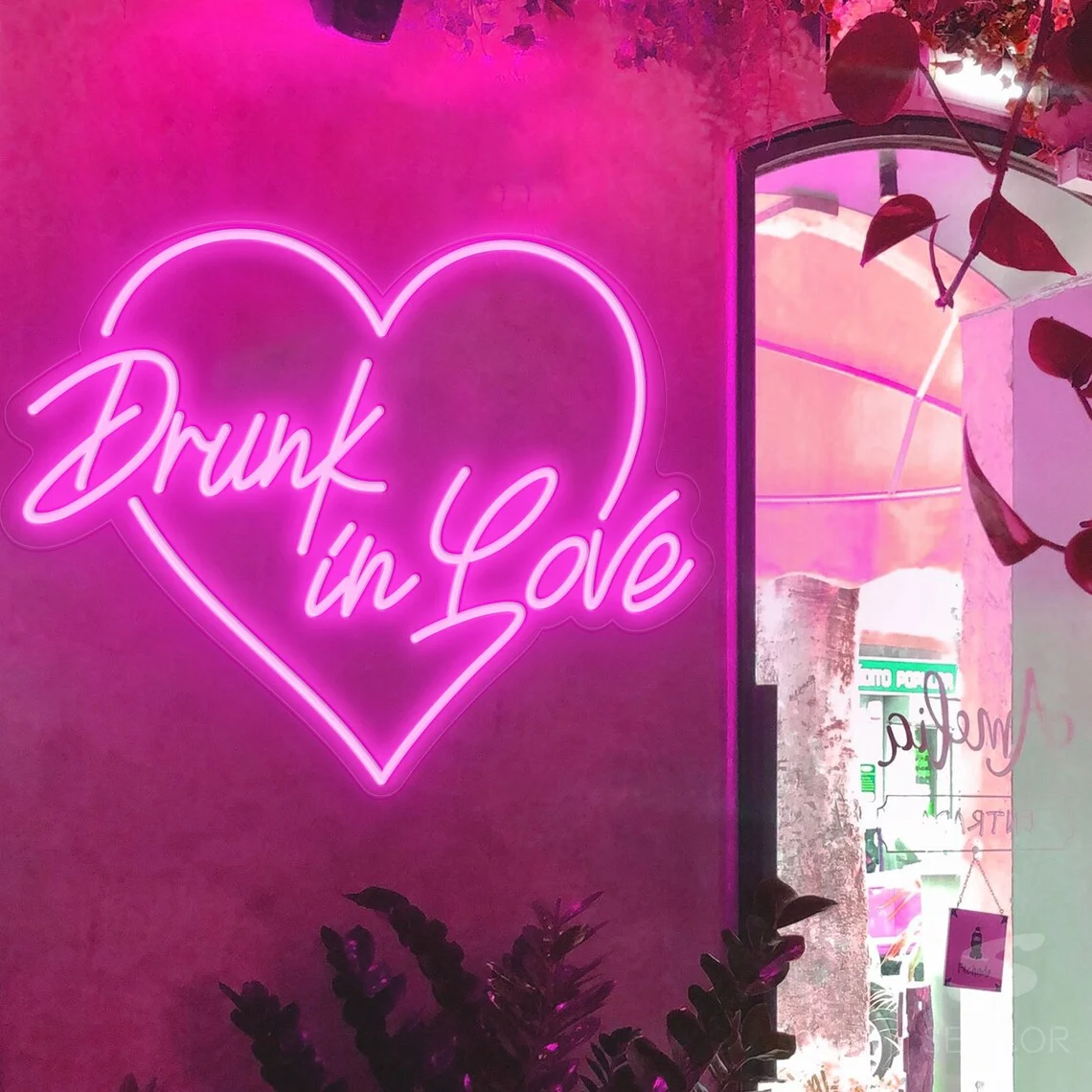 Drunk in Love Neon Sign Wedding Decor Neon Wedding Sign Wall Decor Personalized Gifts Bridal Shower