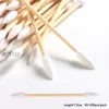 100pcs Double Swabs with Pointed Tip Cotton Swabs for Makeupm Nail Art Bamboo Sticks Pointed Multi-Purpose Makeup Tools CXN-02 2