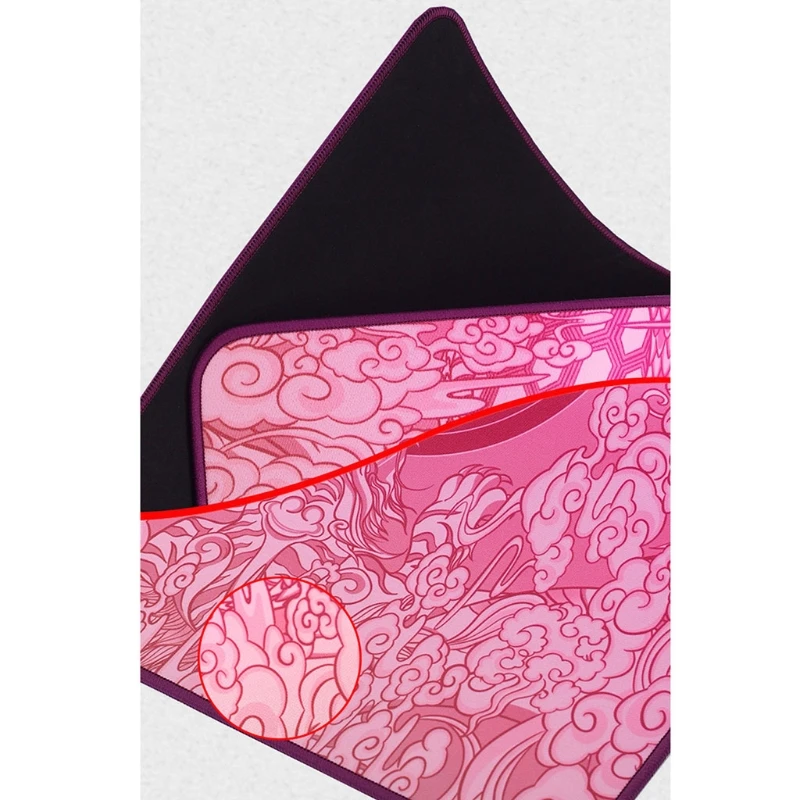 

Нескользящий коврик для мыши Esports Gaming Mousepad Pink Mystery Гибкий гладкий коврик