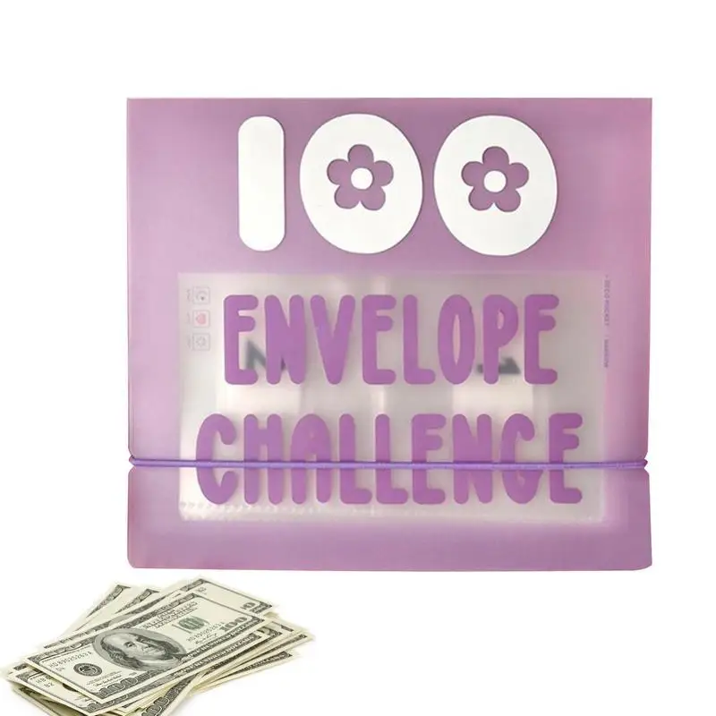

Money Saving Binder Savings Challenges Binder With Cash Envelopes 100 Envelope Challenge Binder For Check Cash Saving Money
