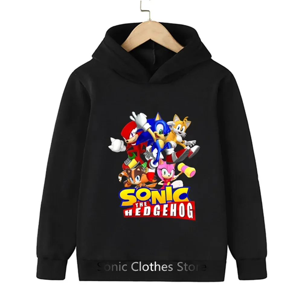 

Sonic Hoodie New Arrival Baby Girls Sweatshirts Spring Autumn Children Hoodies Long Sleeves Sweater Kids Clothes