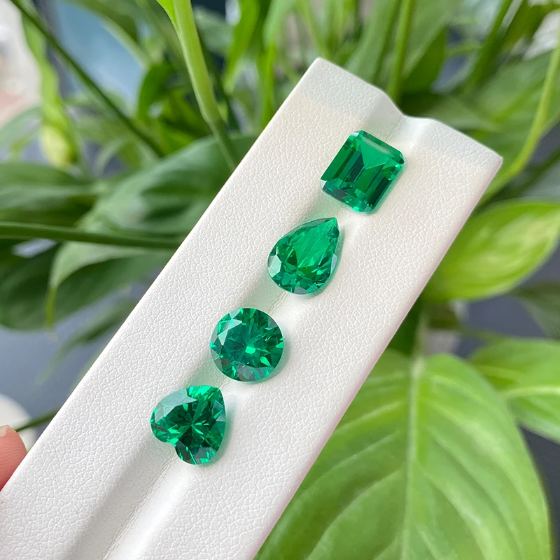 

Высококачественные лабораторные выросшие драгоценные камни круглой формы Tsavorite, Зеленый Бриллиант круглой огранки, драгоценные камни для изготовления ювелирных изделий