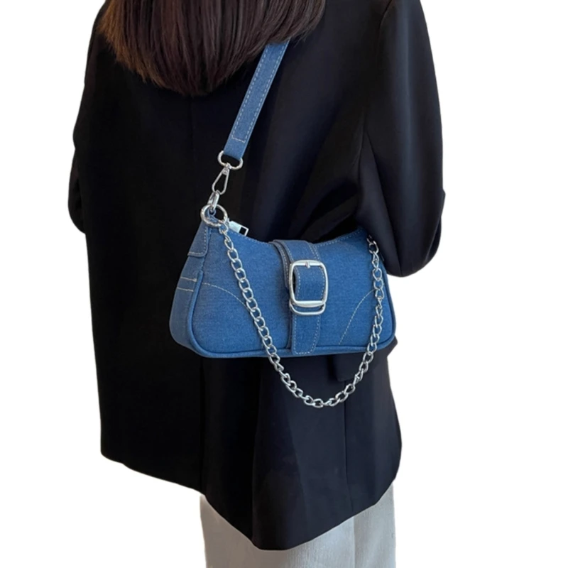 Convenient Shoulder Bag for Women Underarm Crossbody Bags with Adjustable Strap E74B