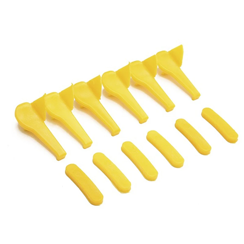 Lot De 5 Protège-Jantes Pour Démonte Pneus - En Polyuréthane Souple, Orange/Jaune, 15 Cm, Pour Moto, Voiture Et Vélo
