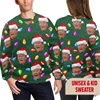 2024 Donald Trump Christmas Ugly Sweater Men Women Crewneck Pullover Top 3d Funny Printed Red Hat Pattern Xmas Fashion Sweaters 3