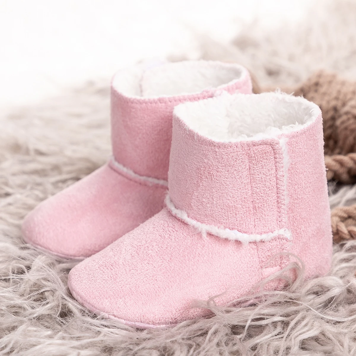 KIDSUN Winter Boys Girls Baby Shoes Anti-Slip Cotton Soft Sole Infant Baby Snow Boots Newborn Toddler First Walkers Crib Shoes kidsun winter boys girls baby shoes anti slip cotton soft sole infant baby snow boots newborn toddler first walkers crib shoes