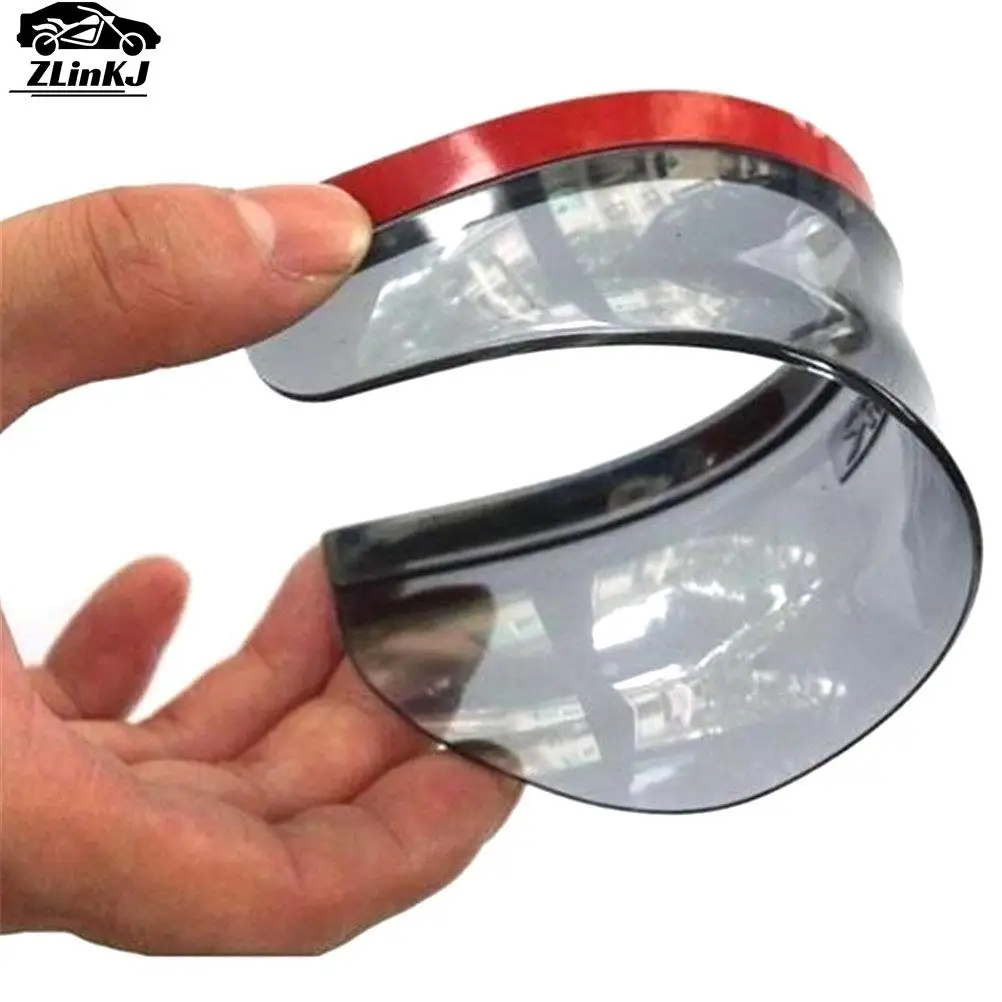 

2pcs Universal Flexible PVC Rearview Mirror Rain Shade Rainproof Blades Car Back Mirror Eyebrow Rain Cover Car Acc