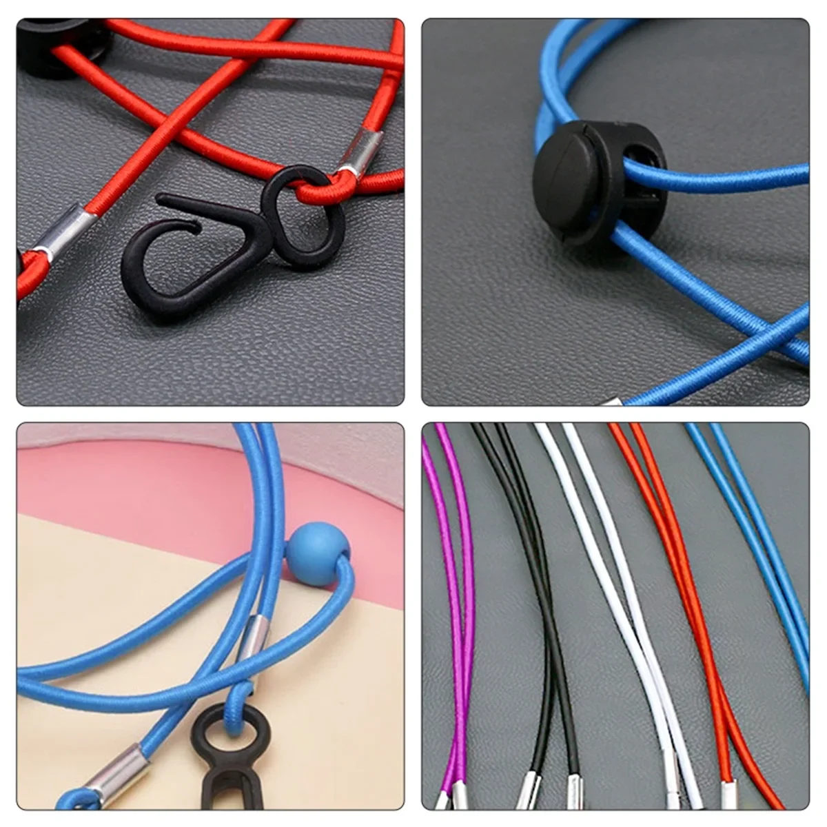 60cm Adjustable Phone Lanyard Anti-lost Lanyard Strap Detachable Colorful Neck Cord Phone Safety Tether Keychain Chain Rope