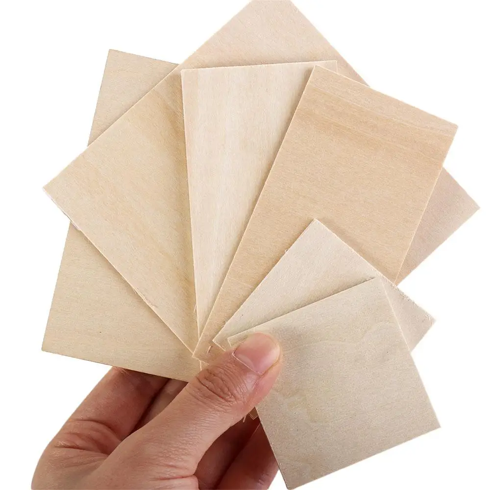 

Plywood Sheets Kid'S Model Materials Aviation Model Layer Board Sheet Rectangle Wood Wooden Plywood Board Basswood Plywood