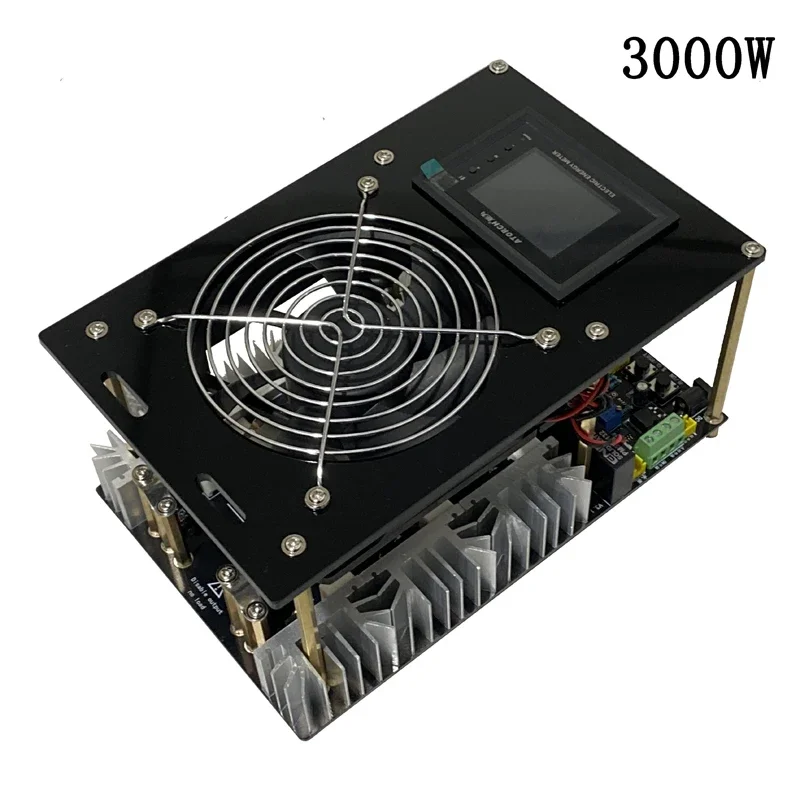 

3000W 60A ZVS Induction Heating Machine Comes with Power Meter Overload Protection and Water Shortage Protection