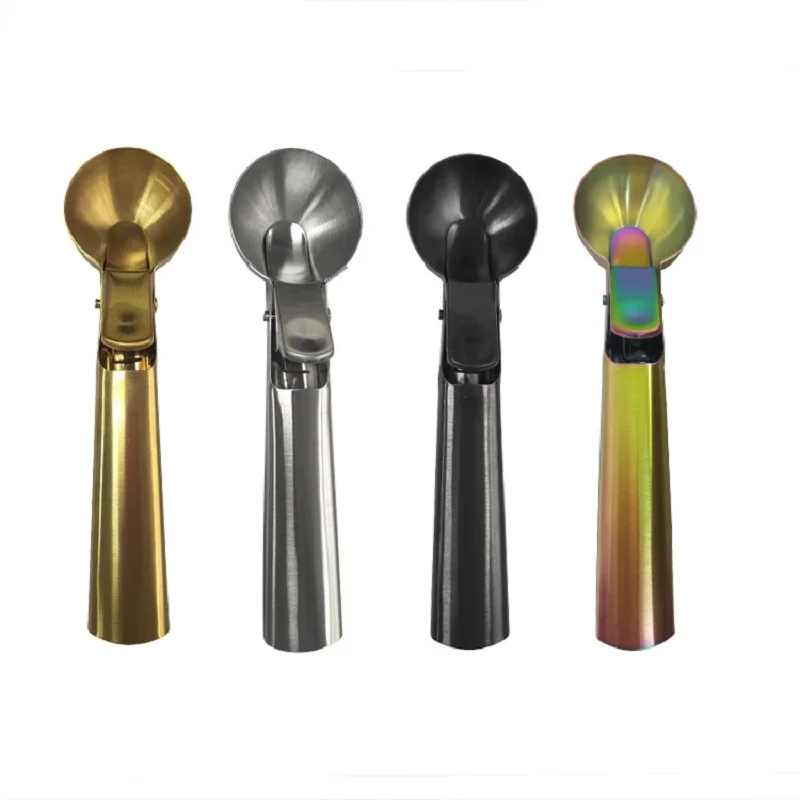 Ice Cream Scoop Cuchara de helado de acero inoxidable con gatillo