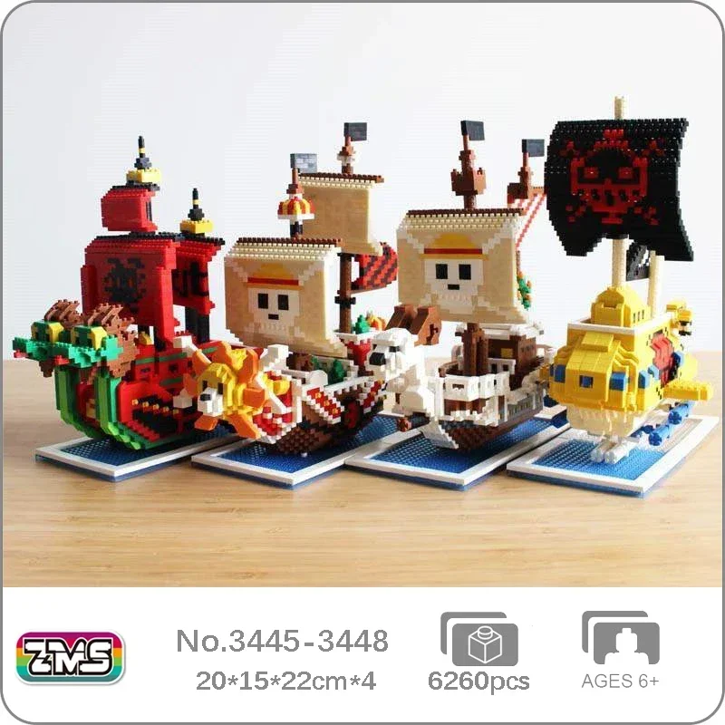 ZMS Anime One Piece Going Merry Thousand Sunny Nine Snake