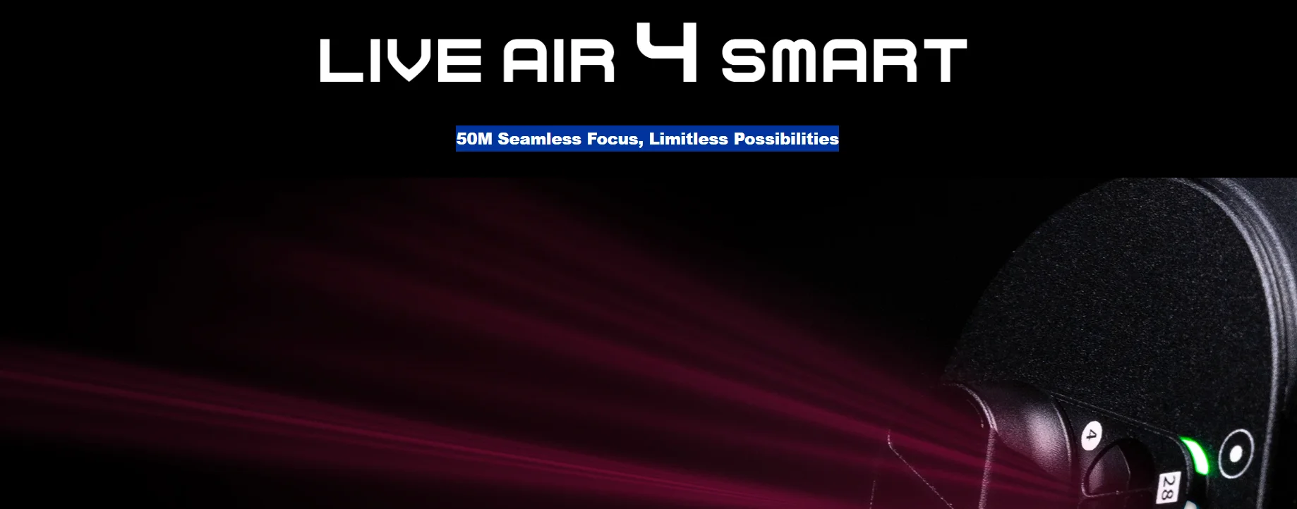 LIVE AIR 4 SMART LiDAR Focus Motor with Stronger Torque, Faster Speed, Long Batt