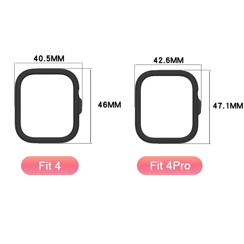 Premium Protective PC Hollow Case for Huawei Watch Fit 4 Smartwatch – Durable Screen Protector Frame & Bumper Cover Shell