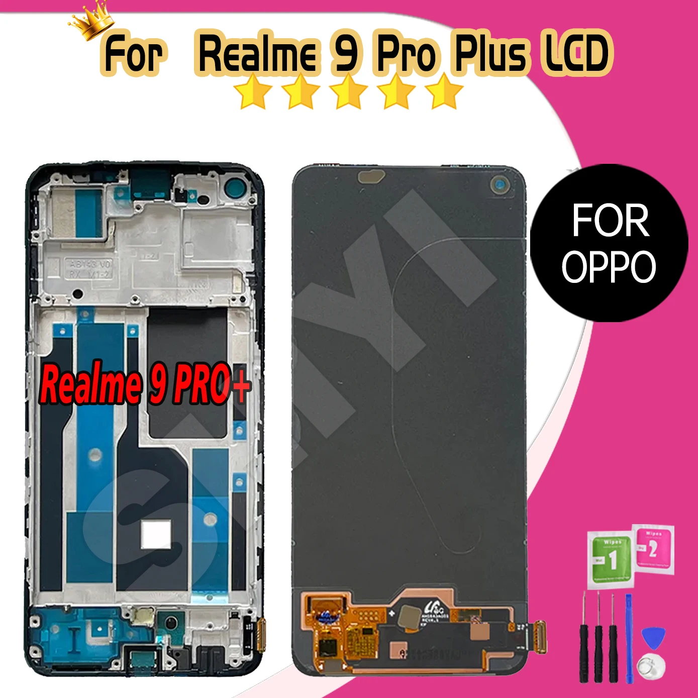 LCD Display Screen For Realme 9 Pro Plus RMX3392 RMX3393 Replacement