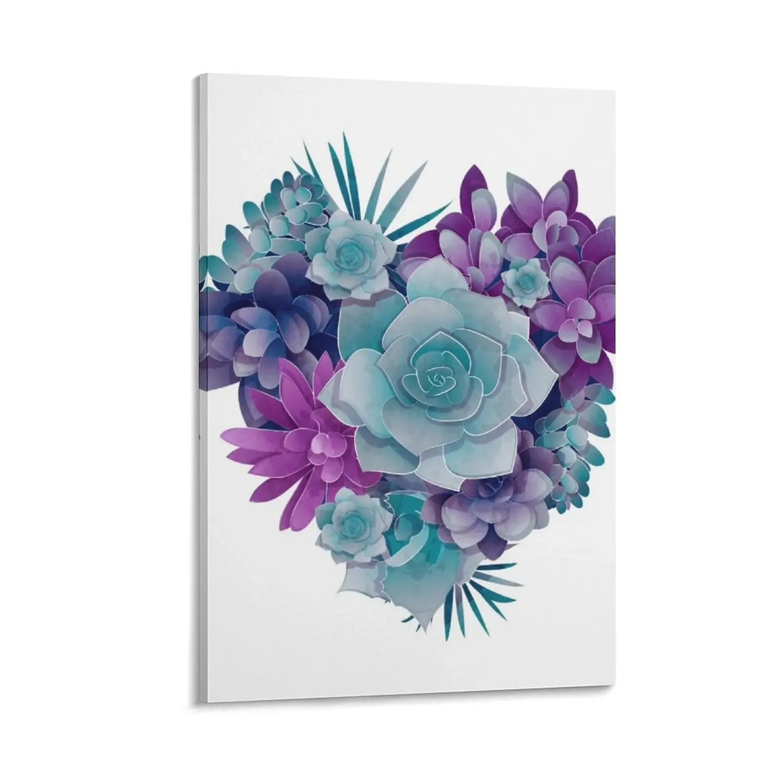 

Succulent Love II Canvas Painting posters for room poster mural