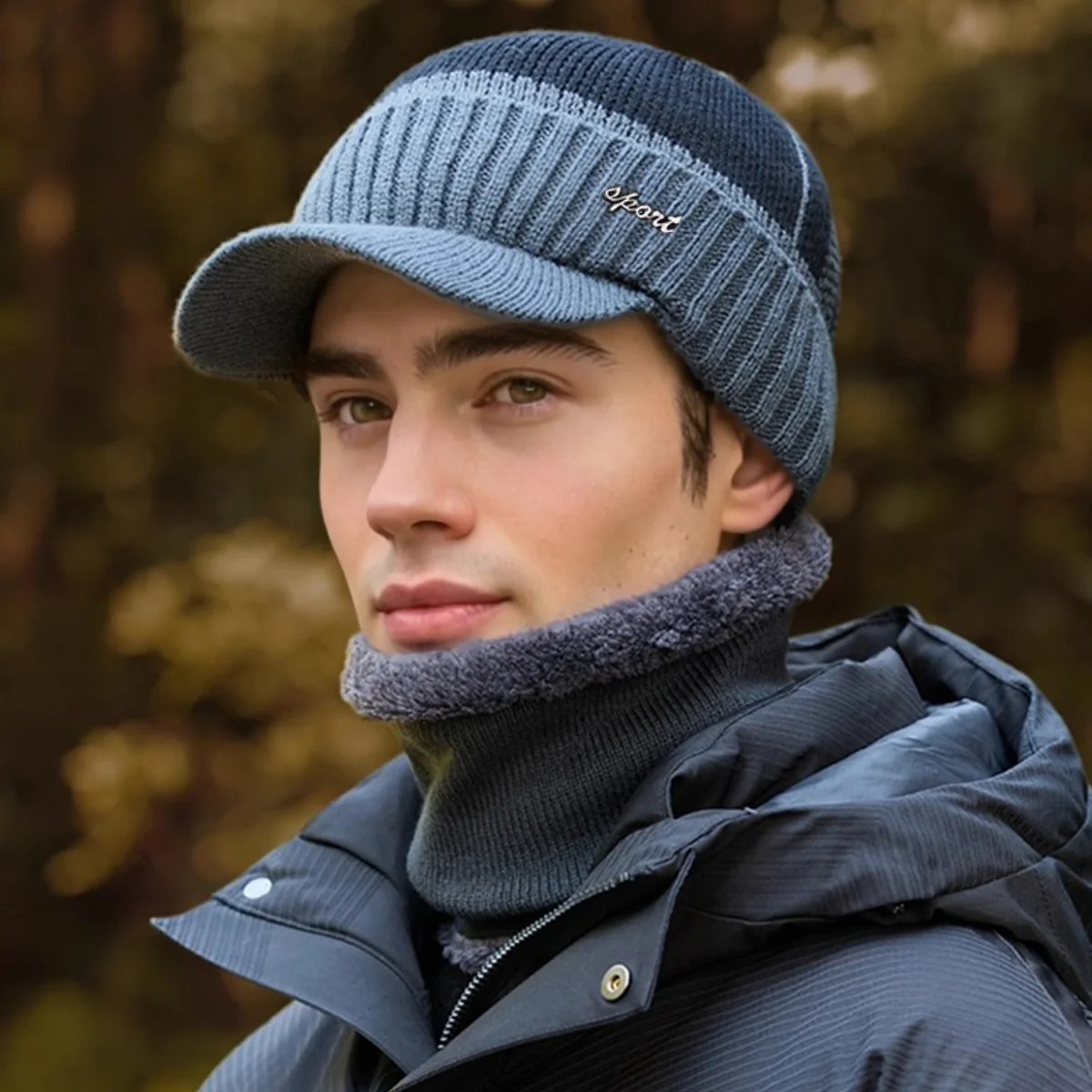 Hot Sale Unisex Winter Warm Set Classic Plush Fur Lined Winter Hat Male Outdoor Keep Warm Fashion Hat Cap